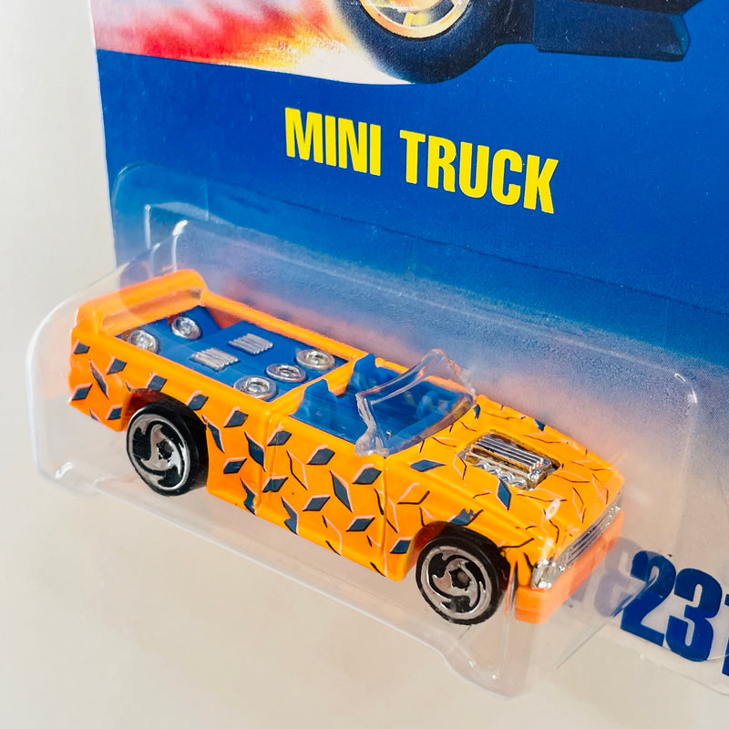 1996 Hot Wheels Mini Truck 231 naranja brillante SB