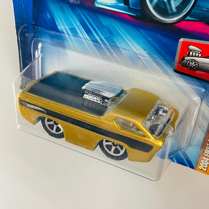 2004 Hot Wheels First Editions Tooned Deora 025 Dorado Metálico 5sp 3619