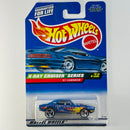 1999 Hot Wheels X-Ray Cruiser Series 67 Camaro azul 3SP base ZAMAC