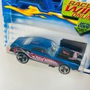 2002 Hot Wheels 67 Camaro 139 azul claro metálico 3SP base ZAMAC