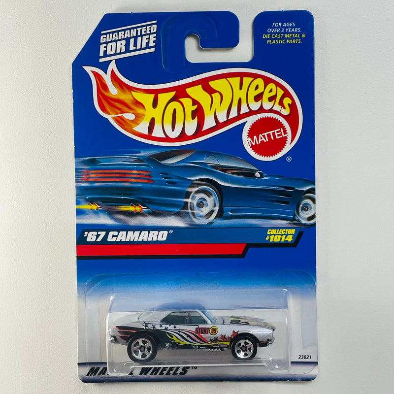 1999 Hot Wheels 67 Camaro 1014 plata metálico 5SP base ZAMAC