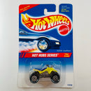 1995 Hot Wheels Hot Hubs Series Suzuki Quadracer amarillo CT base ZAMAC