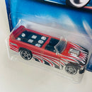 2003 Hot Wheels Pride Rides Sonic Special Mini Truck 207 rojo metálico PR5