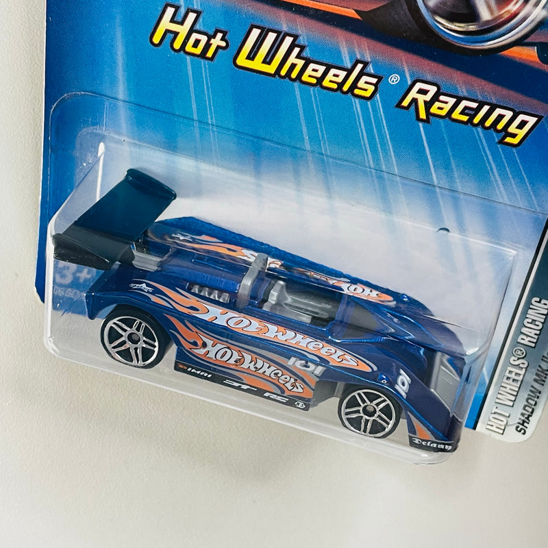 2005 Hot Wheels Racing Shadow Mk Iia 087 azul metálico PR5