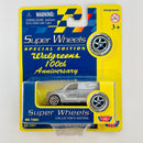 2001 Motormax Super Wheels Special Edition Walgreens 100th Anniversary Chrysler PT Cruiser plata metálico