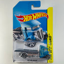 2014 Hot Wheels HW Off-Road Fast-Bed Hauler azul metálico MC5