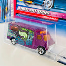 1999 Hot Wheels Street Art Series Colección Set de 4 - Mini Truck,  Propper Chopper, School Bus, Ambulance