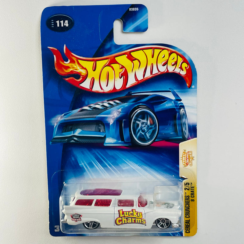 2004 Hot Wheels Cereal Crunchers 8 Crate Ford 114 blanco PR5