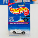 1996 Hot Wheels Splatter Paint Series Colección Set de 4 - Rescue Ranger, Ford Side-Splitter, 55 Chevy, 80s Camaro Z-28