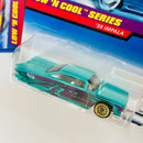 1998 Hot Wheels Low 'n Cool Series Colección Set de 4 - Mini Truck, 59 Chevy Impala, 59 Caddy, Limozeen