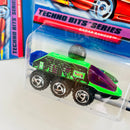 1998 Hot Wheels Techno Bits Series Colección Set de 4 - Shadow Jet II, Power Pistons, Shadow Jet, Radar Ranger