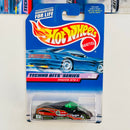 1998 Hot Wheels Techno Bits Series Colección Set de 4 - Shadow Jet II, Power Pistons, Shadow Jet, Radar Ranger