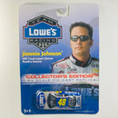 2002 Racing Champions NASCAR Collector's Edition Team Lowe's Racing Rookie Season Jimmie Johnson 48 Lowe's Chevrolet Monte Carlo plata
