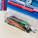1998 Hot Wheels Techno Bits Series Colección Set de 4 - Shadow Jet II, Power Pistons, Shadow Jet, Radar Ranger
