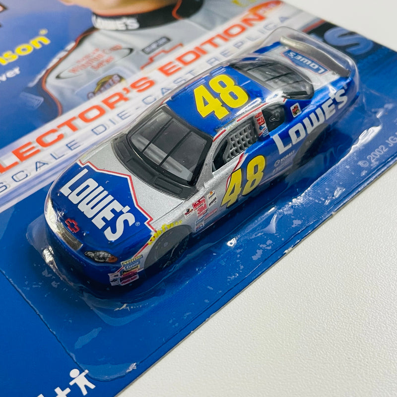 2002 Racing Champions NASCAR Collector's Edition Team Lowe's Racing Rookie Season Jimmie Johnson 48 Lowe's Chevrolet Monte Carlo plata