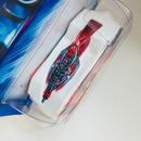 2004 Hot Wheels Scrapheads Shadow Jet II 154 blanco 5SP base ZAMAC