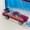 2005 Hot Wheels 69 El Camino Chevrolet 171 rojo metálico 5SP base ZAMAC