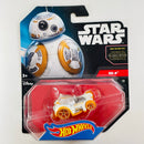 2016 Hot Wheels Character Cars Star Wars BB-8 blanco OH5