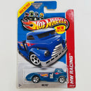 2013 Hot Wheels HW Racing Mig Rig azul 5SP base ZAMAC