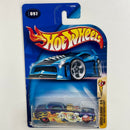 2003 Hot Wheels Crazed Clowns Metrorail Nash Metropolitan 097 morado metálico 5SP