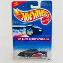 1995 Hot Wheels Steel Stamp Series Purple Passion 49 Mercury negro WW