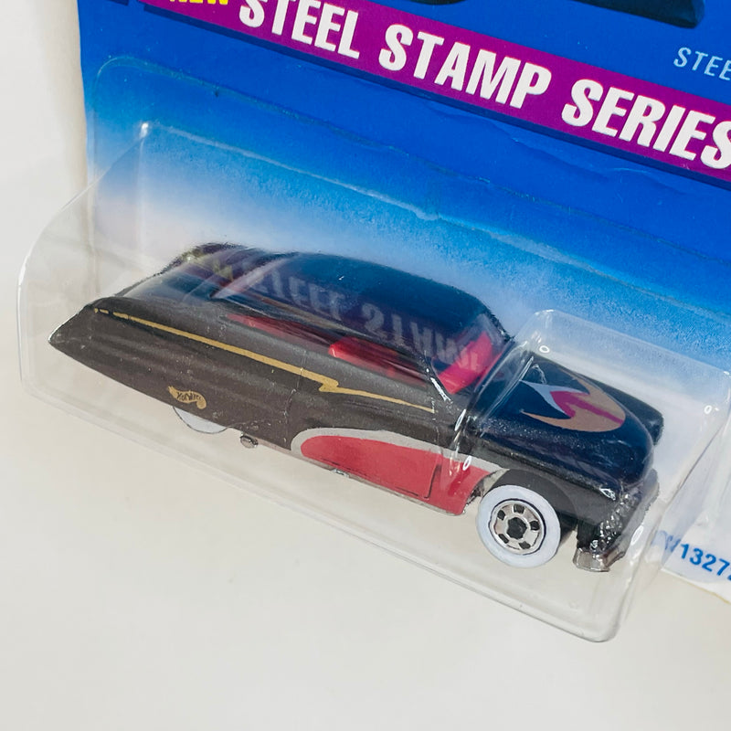 1995 Hot Wheels Steel Stamp Series Purple Passion 49 Mercury negro WW