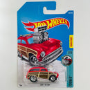 2017 Hot Wheels Tooned Surf N Turf rojo 5SP Tarjeta Internacional