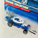 2000 Hot Wheels Virtual Collection Hot Seat 101 azul 5SP base ZAMAC