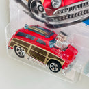 2017 Hot Wheels Tooned Surf N Turf rojo 5SP Tarjeta Internacional