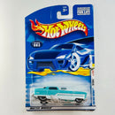 2000 Hot Wheels First Editions Metrorail 083 celeste 5SP Primera Edición