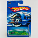 2006 Hot Wheels Ground FX 203 verde metálico con flamas SK5