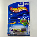 2002 Hot Wheels First Editions I Candy 047 verde 5SP base ZAMAC variante Ventana Transparente
