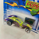 2002 Hot Wheels First Editions I Candy 047 verde 5SP base ZAMAC variante Ventana Transparente