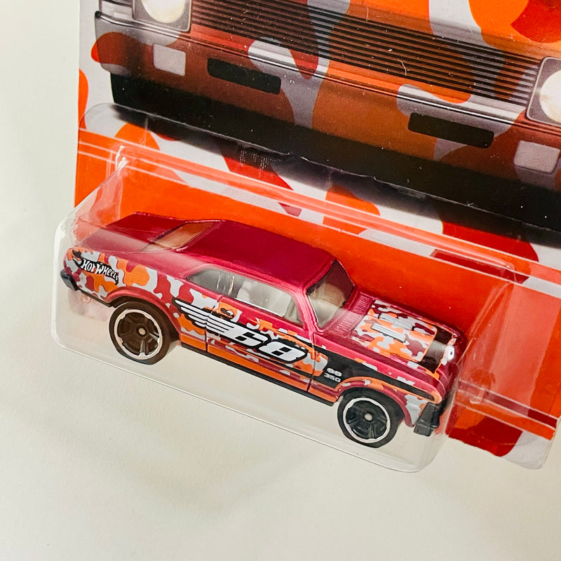 2016 Hot Wheels Camouflage 68 Chevy Nova rojo MC5