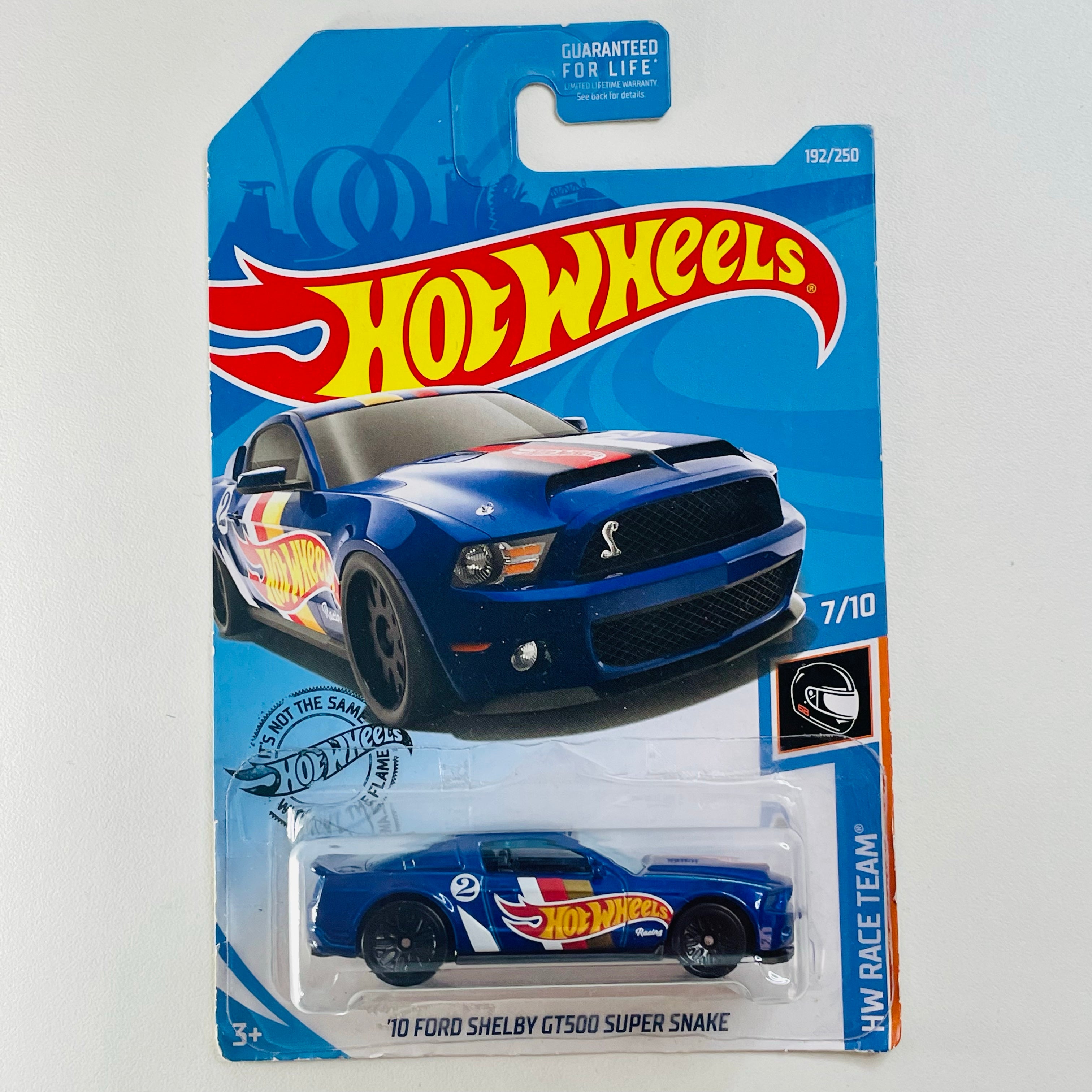 2019 Hot Wheels HW Race Team 10 Ford Shelby GT500 Super Snake azul met