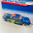1998 Hot Wheels First Editions At-A-Tude azul metálico LW