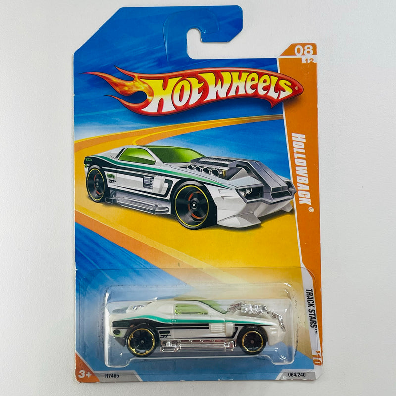 2010 Hot Wheels Track Stars Hollowback blanco OH5 base ZAMAC