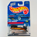 1998 Hot Wheels Rail Rodder 370 negro 5SP con MGW base ZAMAC