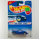 1995 Hot Wheels New Model Series Speed Blaster azul metálico 5SP Primera Edición