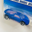 1995 Hot Wheels New Model Series Speed Blaster azul metálico 5SP Primera Edición