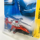 2007 Hot Wheels New Models Sky Knife rojo 5SP