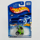 2001 Hot Wheels First Editions Hyper Mite 029 verde metálico tampo rosa 5SP Primera Edición