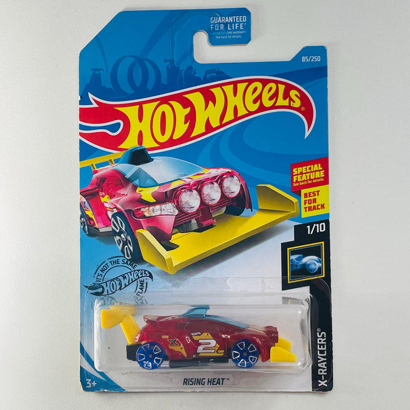 2019 Hot Wheels X-Raycers Rising Heat rojo TRAP5