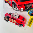 2016 Hot Wheels HW City Works Crate Racer rojo 5SP