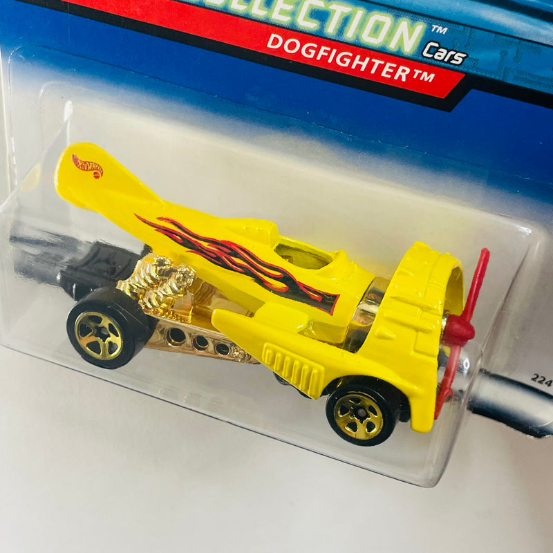 2000 Hot Wheels Virtual Collection Dogfighter amarillo 5SP