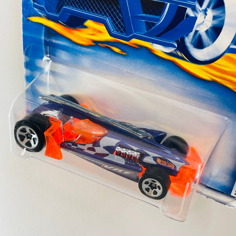 2001 Hot Wheels First Editions Vulture Roadster 032 azul 5SP