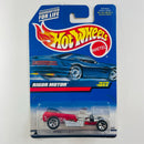 1999 Hot Wheels Rigor Motor 1052 rojo 5SP base ZAMAC