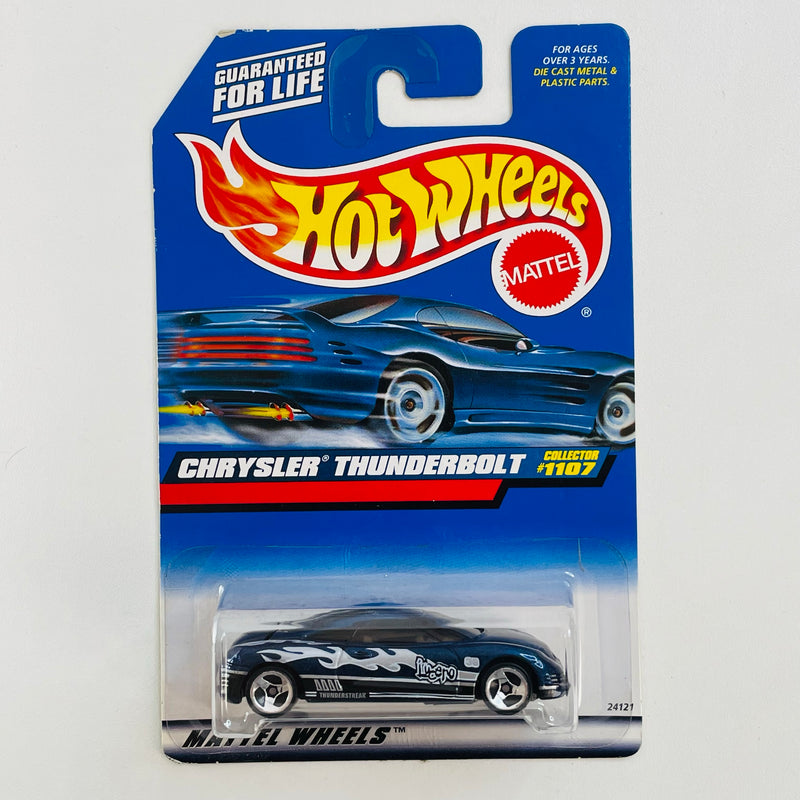 1999 Hot Wheels Chrysler Thunderbolt 1107 azul 3SP