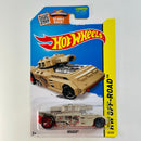 2015 Hot Wheels Off-Road Invader beige 5SP Tanque Militar