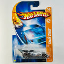 2007 Hot Wheels Track Stars Flathead Fury plata cromado OH5 base ZAMAC